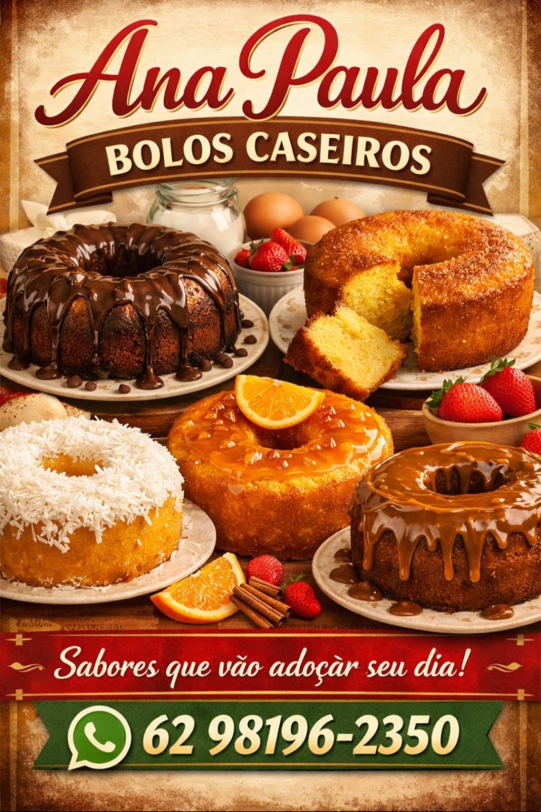 EM GOIÂNIA VOCÊ ENCONTRA OS MELHORES BOLOS CASEIROS DA CAPITAL